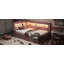Norra Platform Bed With Adjustable LED Lighting And USB Ports