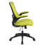 Mid-Back Mesh Swivel Ergonomic Task Office Chair with Flip-Up Arms-364075248-364075255