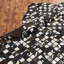 Breyen Cowhide Patchwork Area Rug in Black/White/Brown-1453417512