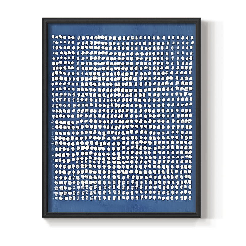 Abstrait, impression encadrée - prêt à accrocher, H 10 po x l 8 po, Noir