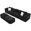 Canapé modulaire en forme de U de 135,4 po avec 2 repose-pieds mobiles pour le salon-2128018682