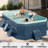 Non-Inflatable Foldable Swimming Pool w/Durable PVC Material for Family, Outdoor Easy Setup Pool-112953718
