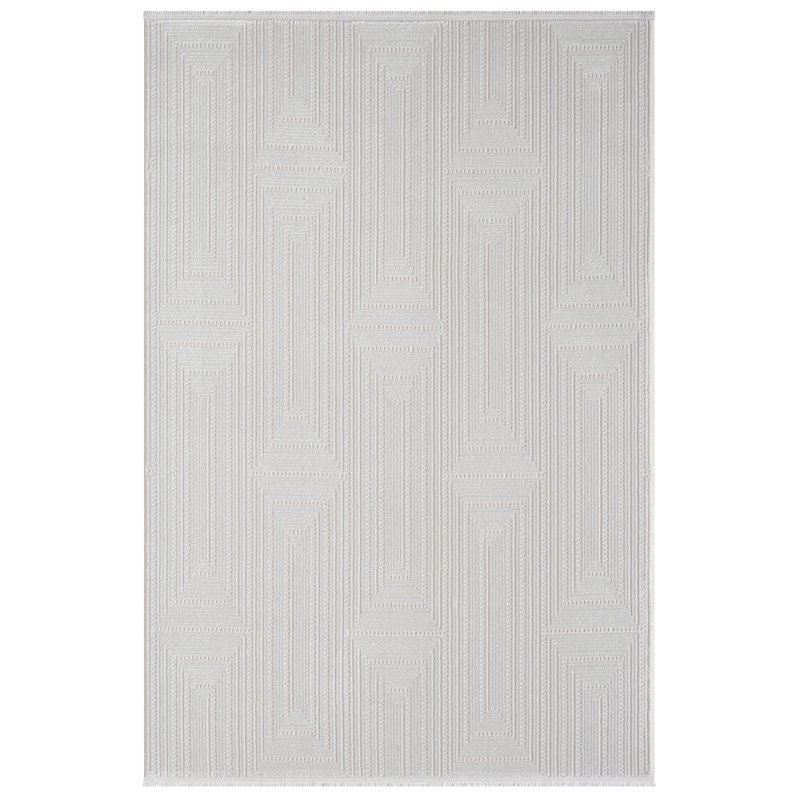Ridit Geometric Machine Made Indoor / Outdoor Area Rug, Rectangle 160 x 230cm