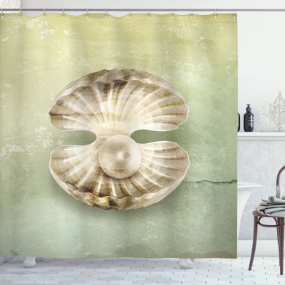 Ensemble de rideau de douche open marine life