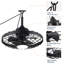 Ventilateur de plafond d'extérieur à brancher humide 20 "avec lumière et télécommande Cissline, ventilateur de plafond étanche IP65, lame noire-657723981