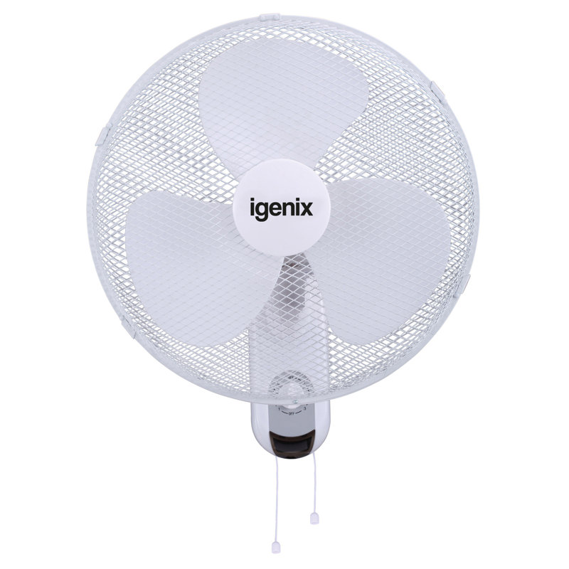 Igenix 16 Inch Wall Mounted Fan White
