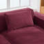 Canapé modulaire en velours côtelé à compression en L 92 po, canapé rembourré doux et désossé moderne avec jeté, aucun assemblage requis pour le salon-126421464-126421466