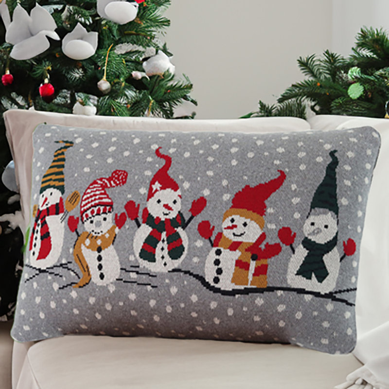  Housse de coussin rectangulaire en coton