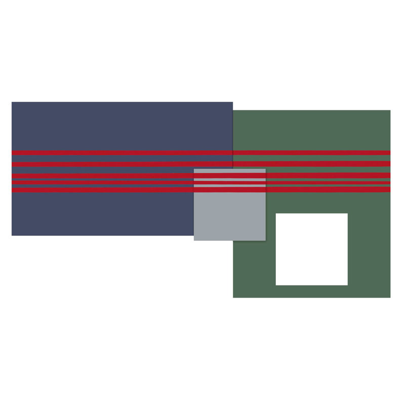 Layered Stripes 2 Print by Thom Filicia