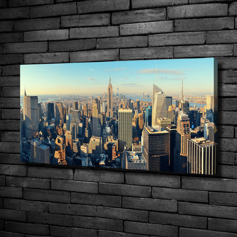 Skyscrapers - No Frame Print on Glass, Canvas, 50cm H x 100cm W x 2cm D