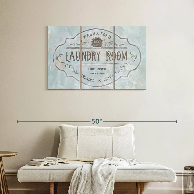 Plaque murale Kema Laundry Day, H 24 po x l 38 po