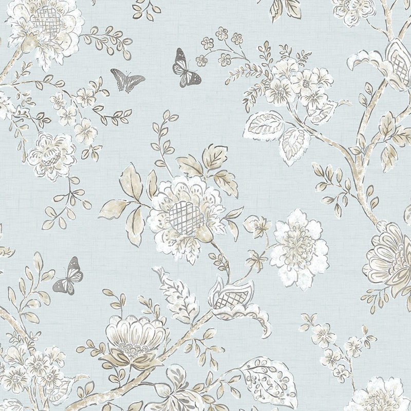 Ottoville Floral Roll, Pewter