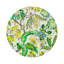 Plumeria Natural Vegan Leather Round Coasters-952312218