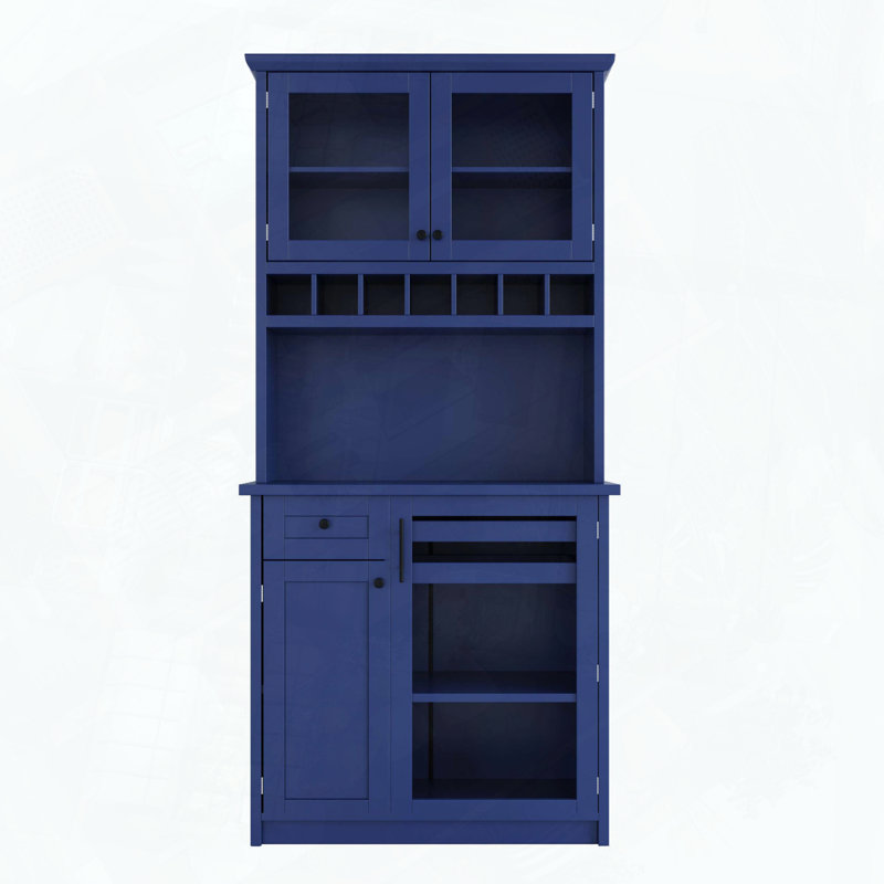 Armoire de cuisine Farmhouse, Bleu