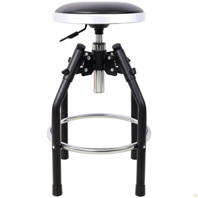 Heavy Duty Adjustable Hydraulic Shop Stool,Adjustable Mechanic Stool,Foot Rest Stool,360° Swivel
