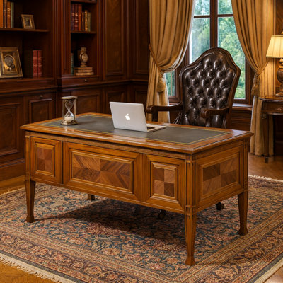 Ageet Solid Wood Executive Desk