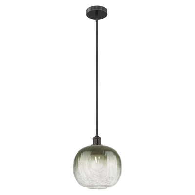 Edison - Brookhaven Sphere - 1 Light 11" Stem Hung Mini Pendant