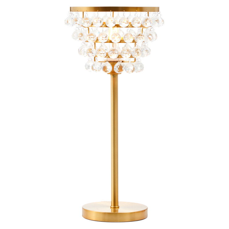 Metal Table Lamp, Gold