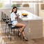Counter Stool with Metal Frame