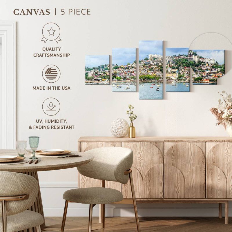 Acapulco Bay In Mexico, 34" H x 74" W