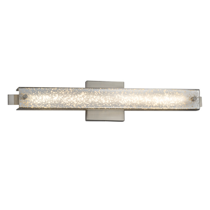 Barre de salle de bain Carlotte, Nickel brossé