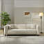 Canapé 3 places en chenille rembourré 3 places, confortable et durable pour la famille et les réceptions-954160693