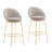 Celano Indoor Metal Upholstered Barstool,Upholstery, Set Of 2-1067720317