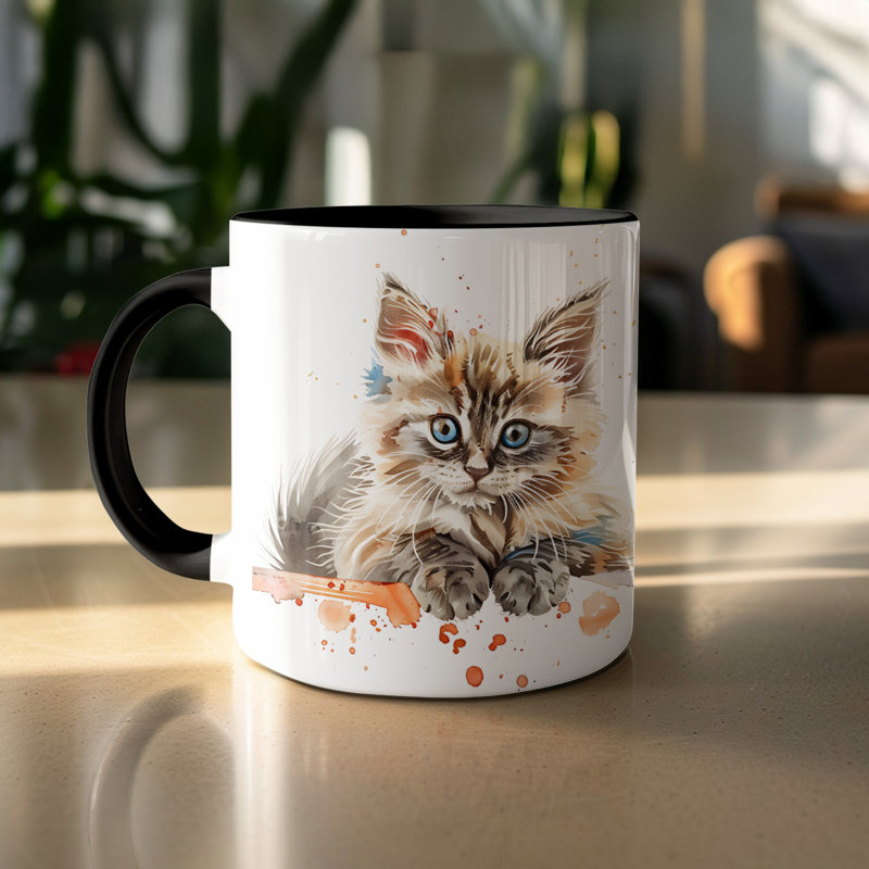 Ceramic Coffee Mug, 1, Black