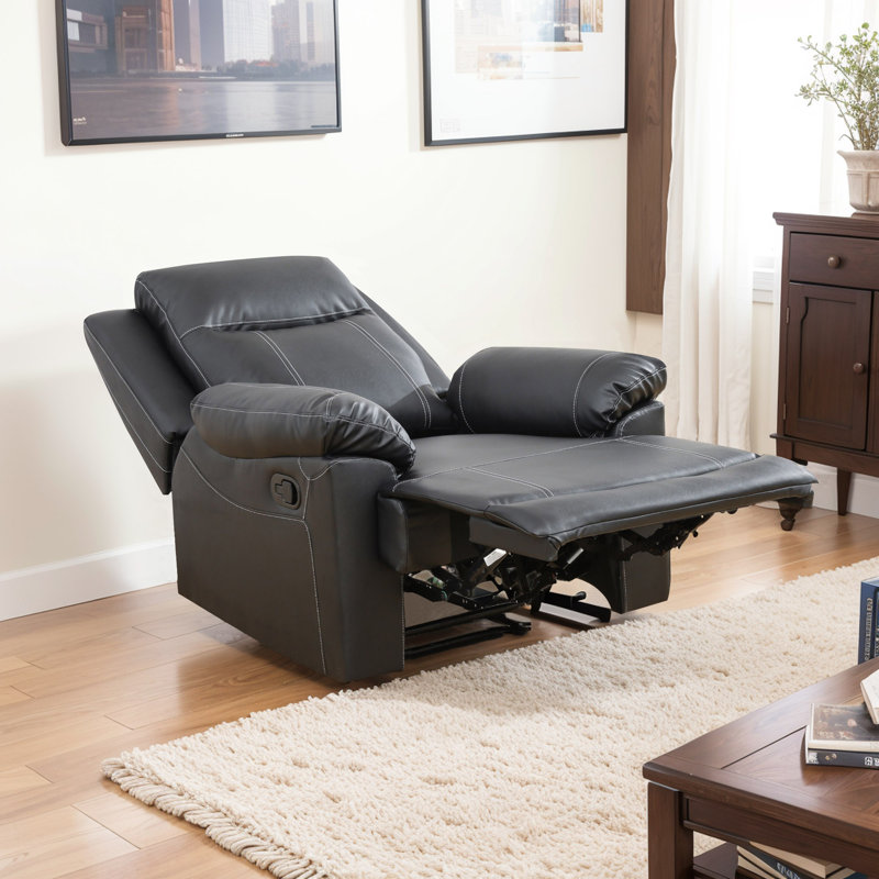 Staphanie Faux Leather Recliner