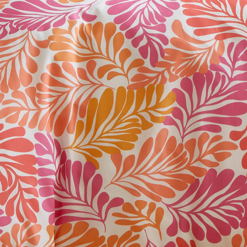 Carmen Cotton Floral Duvet Cover Set with Pillowcases Included, Single Duvet Cover Set + 1 Pillowcase