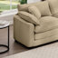 Velours côtelé beige avec deux fauteuils individuels - Créer une chambre et un bureau élégants 2. Améliorer l'ambiance de