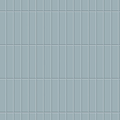 Tall Tiles -  Blue Glaze Wallpaper