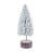 7"H Pine Trees - Set of 12 - White