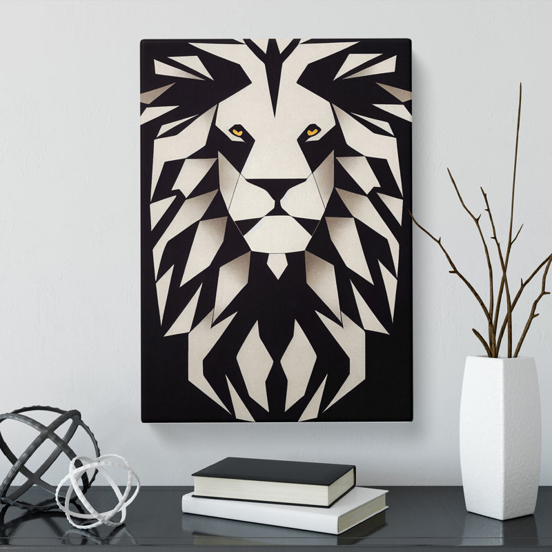 Lion - Wrapped Canvas, 50cm H x 35cm W x 3cm D