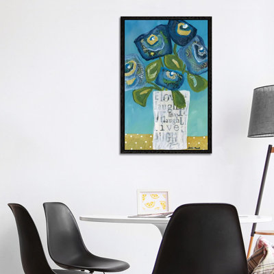 Live Laugh Love In A Vase by Jamie Morath - Print on Canvas