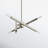 Poco 6 - Light Steel Dimmable Sputnik Modern Linear Chandelier-2106513155