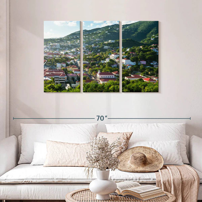 Paysage urbain Charlotte, H 28 po x l 45 po