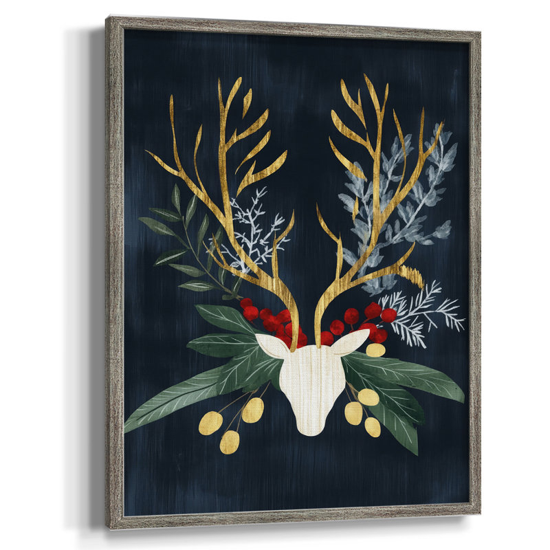 Reproduction encadrée - bois massif XMA3005211, H 11 po x l 9 po