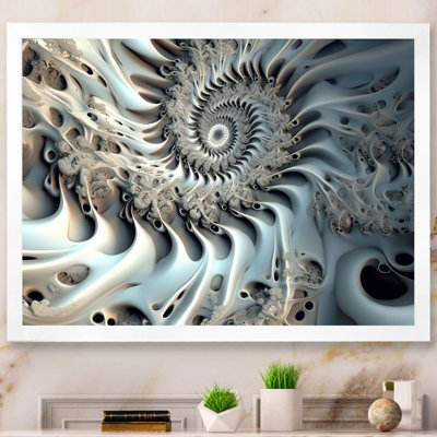 Fractal Futuristic Architecture - Fractals Wall Art Living Room