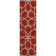 Premium Machine Washable Prisco Red Rug