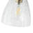 1-Light matte black glass iron dimmable wall lamp