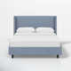 Hanson Upholstered Wingback Platform Bed