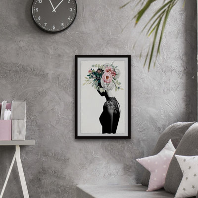 Impression encadrée « floral turban »