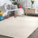 Joey Geometric Handmade Wool/Cotton Cream Area Rug