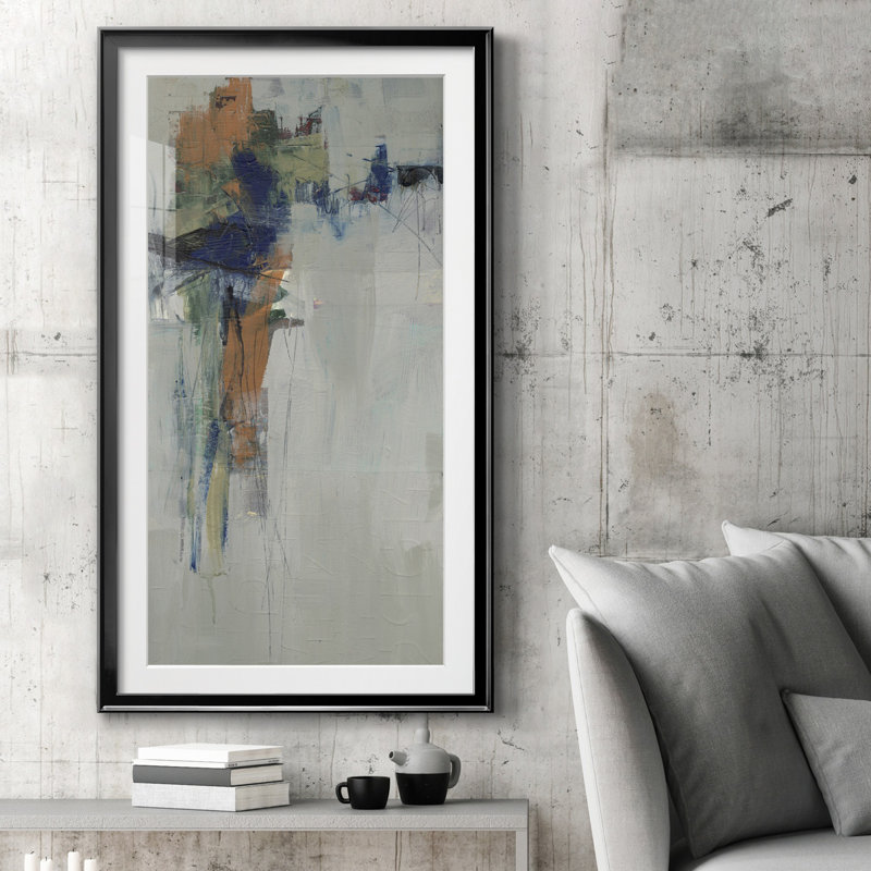 Traction II - reproduction encadrée de qualité supérieure - prête à être accrochée, H 42,5 po x l 22,5 po x P 1 po