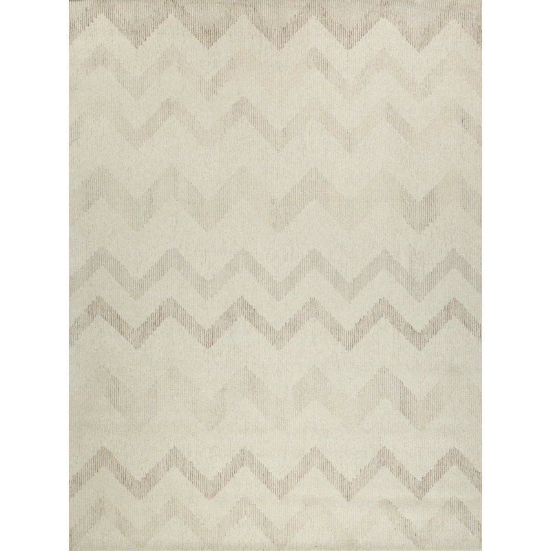 Cambria Hand Tufted New Zealand Wool Taupe/Multi Area Rug, 8'X10'
