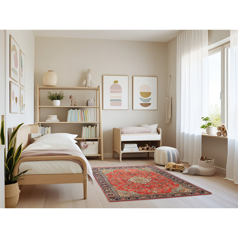 Rihanna Oriental Indoor Rug, Rectangle 3' x 5'