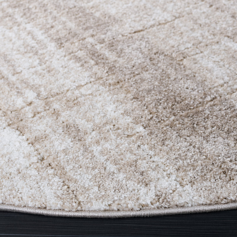 Northport Performance Abstract Rug, Round 6'7"
