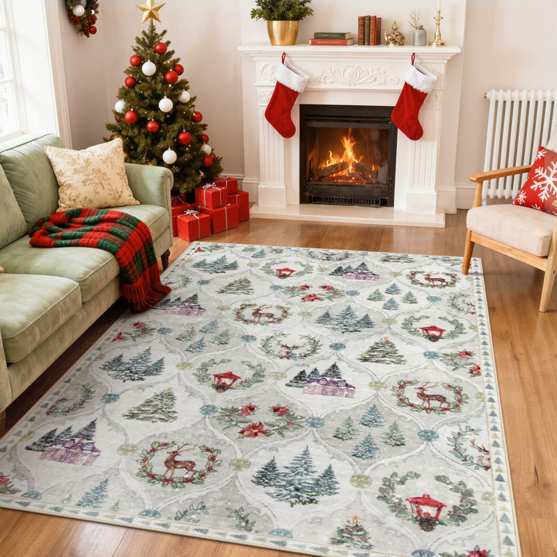 Tapis de Noël Laraven, Rectangle 5 pi x 7 pi