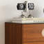 Commode d'appoint courbée en acier inoxydable